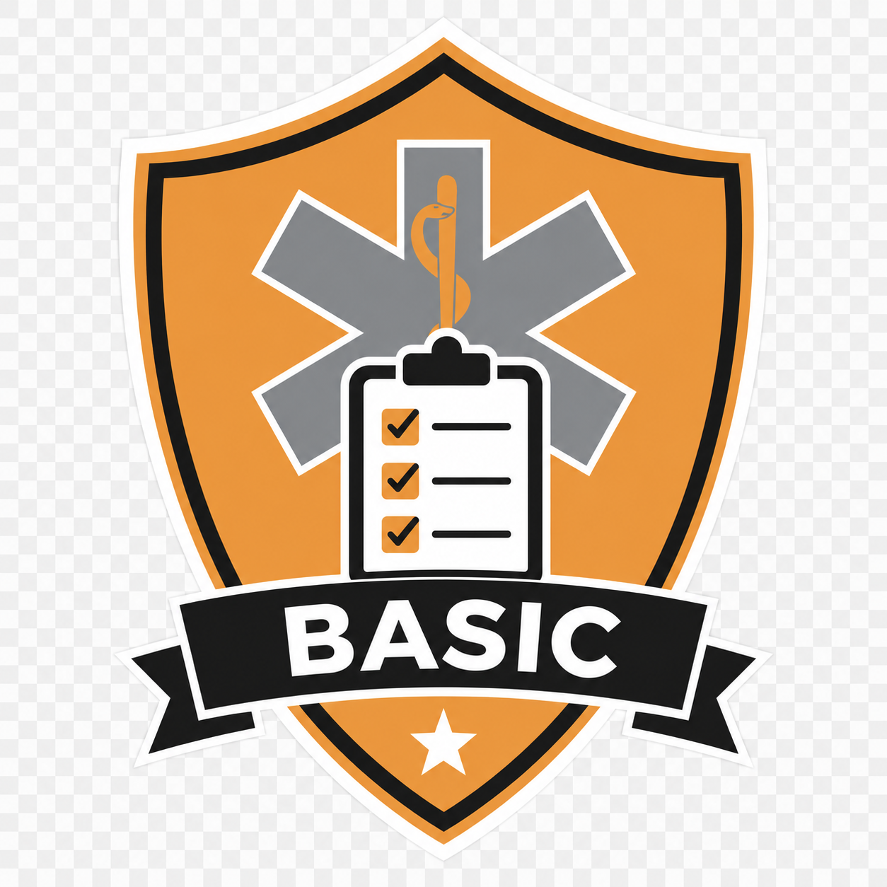EMS Shield Safety-Ready Basic badge