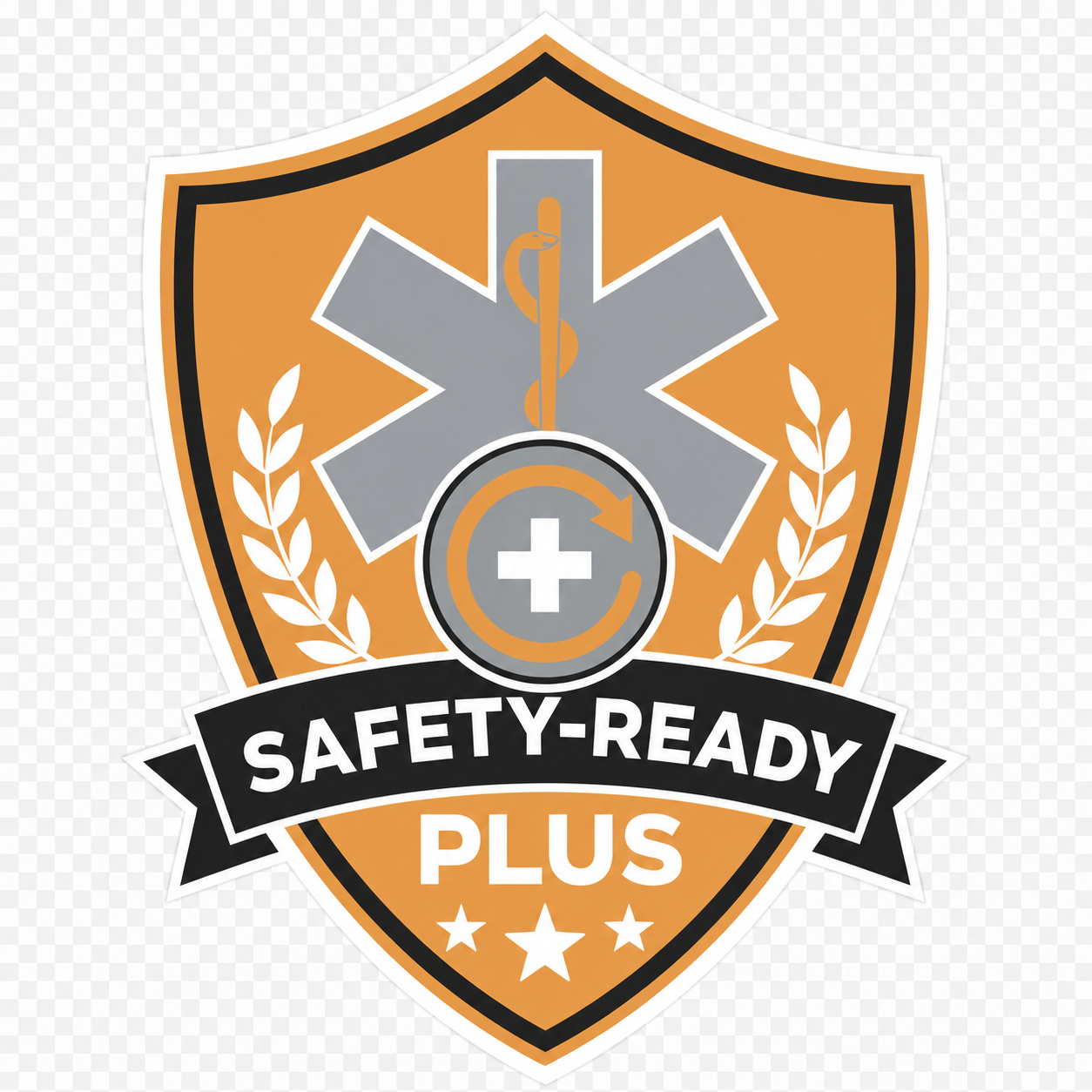 EMS Shield Safety-Ready Plus badge